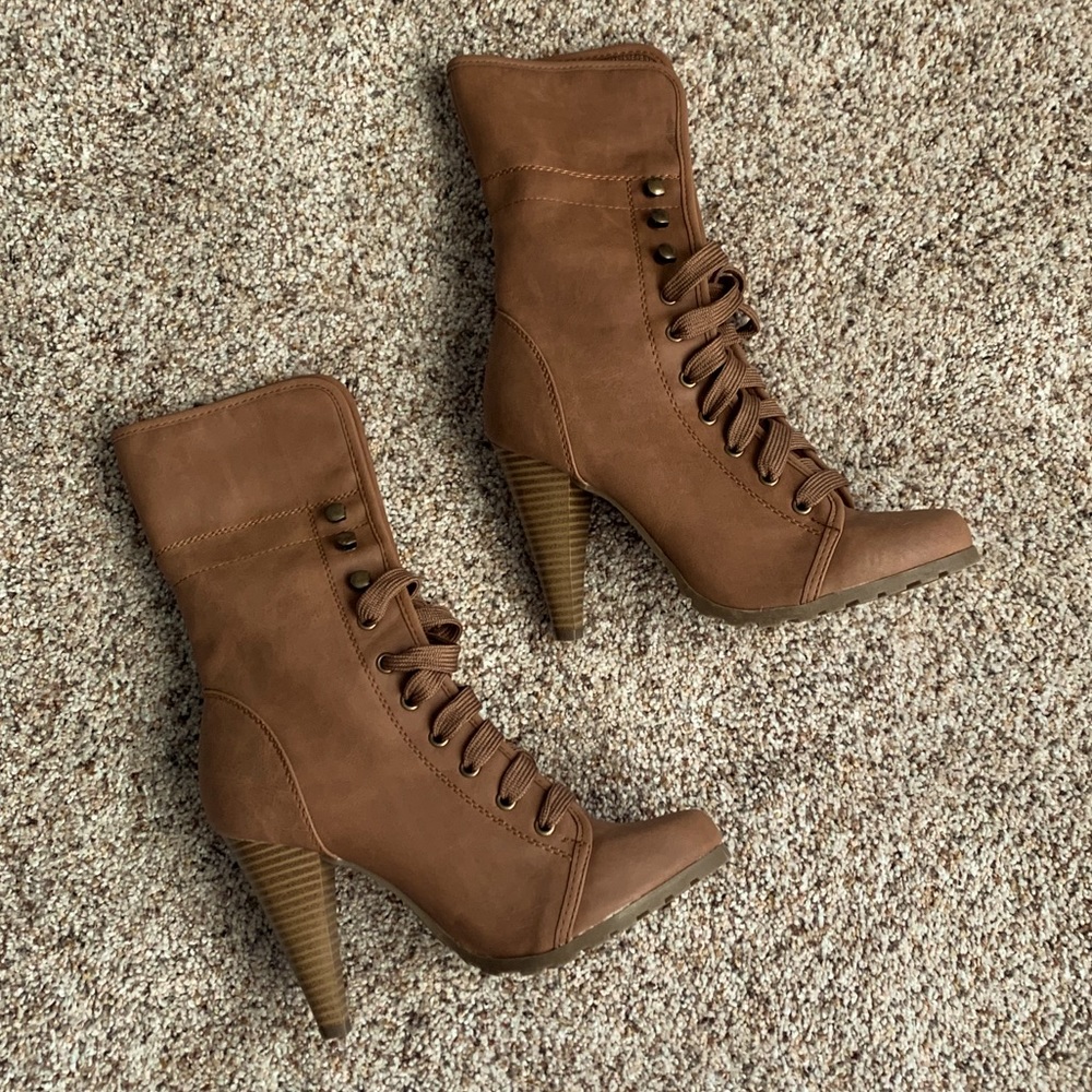 Mid calf boots